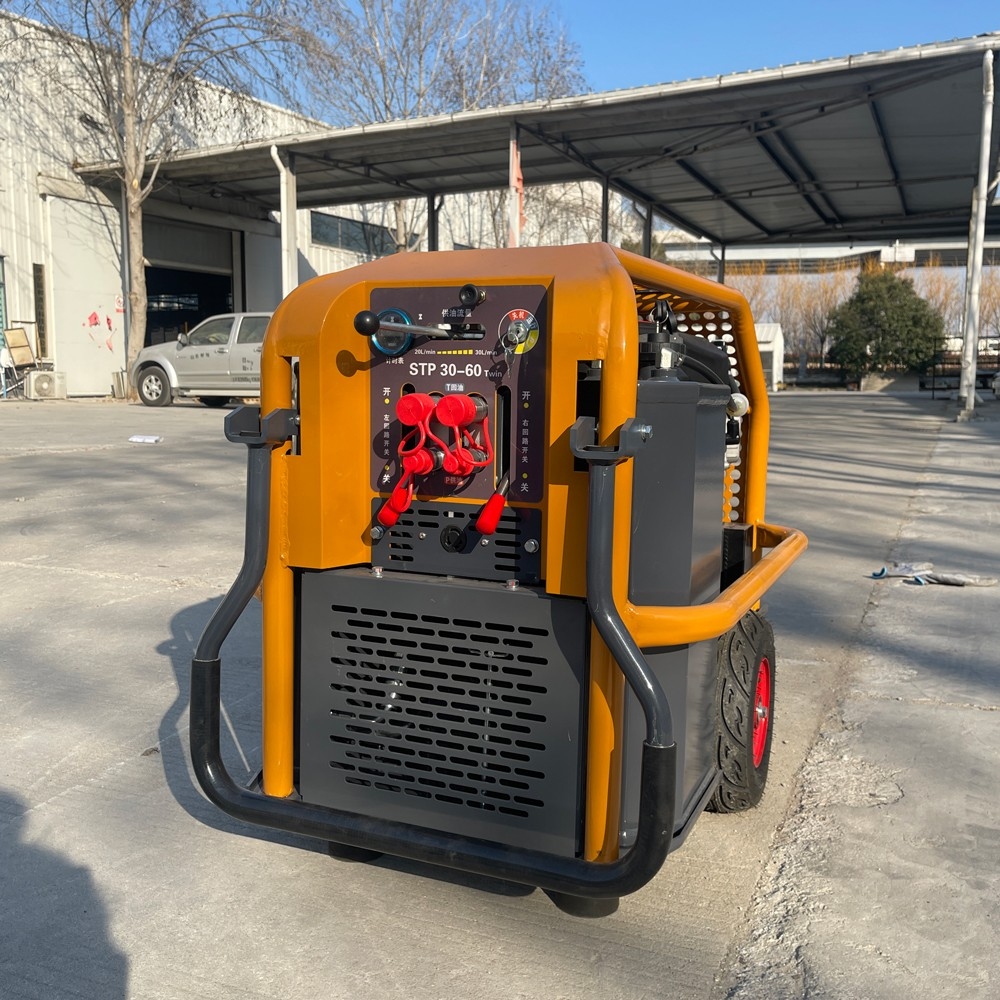 雙回路液壓動力站操作前的檢查、準備工作